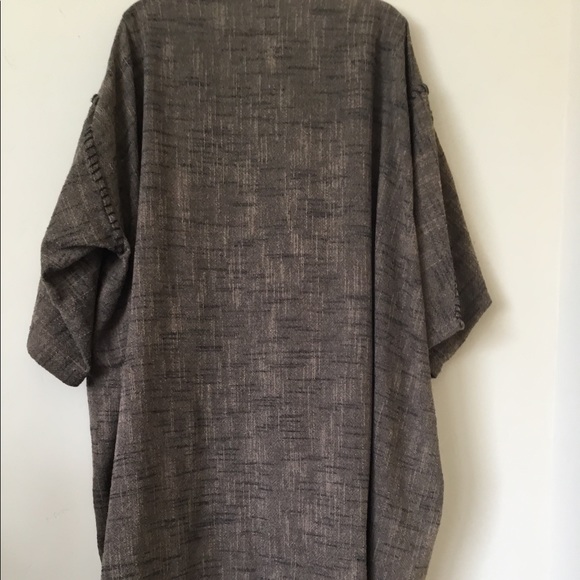 Plantation by Issey Miyake Cardigan Style Jacket Brown Size S - Picture 3 of 10